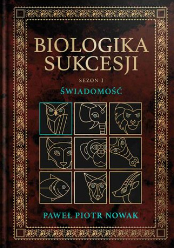 Okładki książek z cyklu Biologika Sukcesji