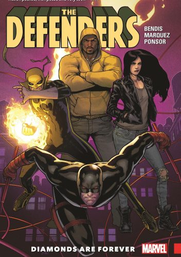 Okładki książek z cyklu The Defenders 2017