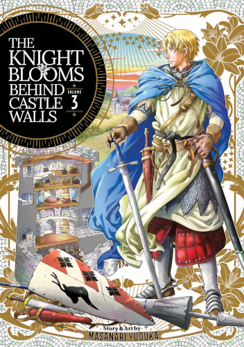 Okładki książek z cyklu The Knight Blooms Behind Castle Walls