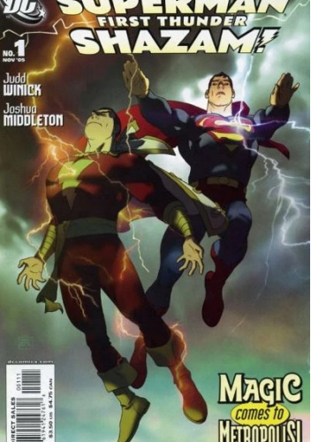 Okładki książek z cyklu Superman/Shazam!: First Thunder