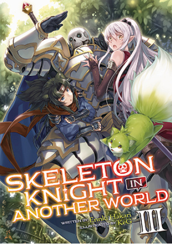 Okładki książek z cyklu Skeleton Knight in Another World