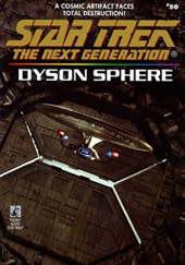Okładka książki Star Trek Next Generation - Dyson Sphere Charles Pellegrino