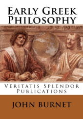 Okładka książki Early Greek Philosophy John Burnet