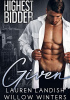 Okładka książki Given Lauren Landish,&nbsp;Willow Winters
