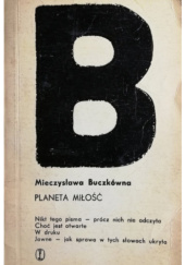 Okładka książki Planeta miłość Mieczysława Buczkówna
