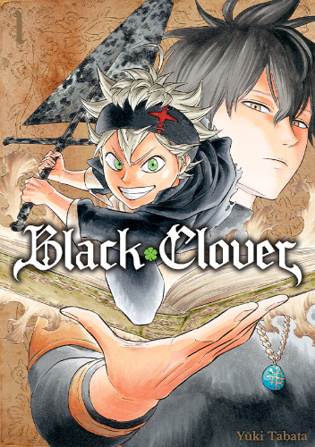 Okładki książek z cyklu Black Clover