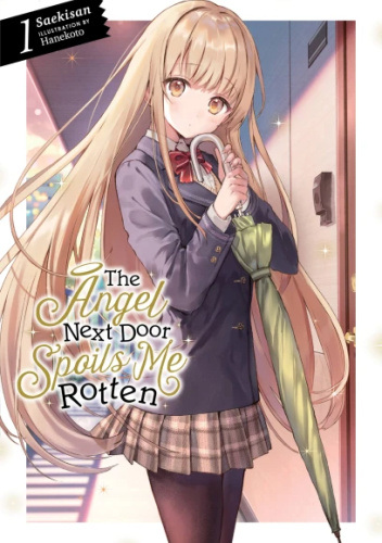 Okładki książek z cyklu The Angel Next Door Spoils Me Rotten (light novel)