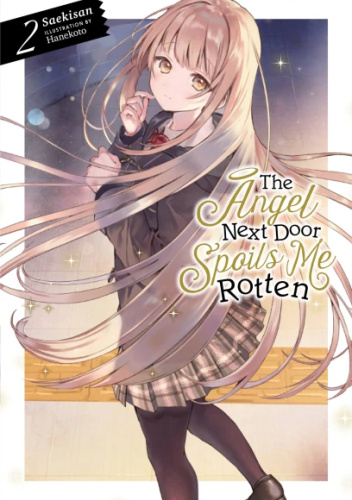 Okładki książek z cyklu The Angel Next Door Spoils Me Rotten (light novel)