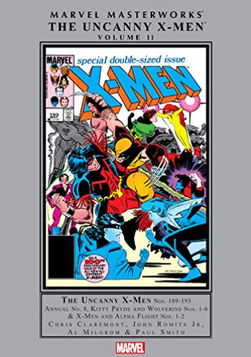 Okładki książek z cyklu Uncanny X-Men Masterworks