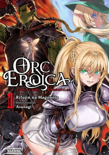 Okładki książek z cyklu Orc Eroica (light novel)