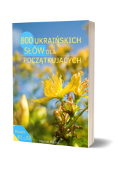 Okładka książki 800 ukraińskich słów dla początkujących Marcin Mański
