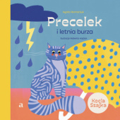 Okładka książki Precelek i letnia burza Malwina Hajduk, Agata Romaniuk