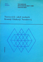 Okładka książki Nauczyciele szkół średnich Komisji Edukacji Narodowej Irena Szybiak