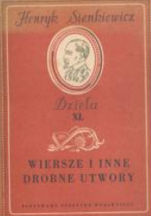 Okładka książki Wiersze i inne drobne utwory Henryk Sienkiewicz