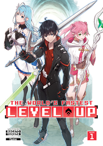 Okładki książek z cyklu The World's Fastest Level Up (light novel)