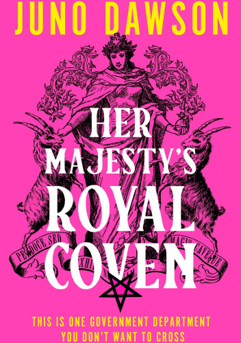 Okładki książek z cyklu Her Majesty's Royal Coven