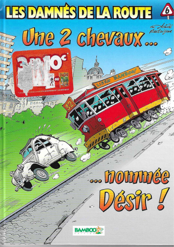 Okładki książek z cyklu Les damnes de la route