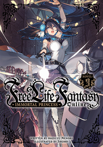 Okładki książek z cyklu Free Life Fantasy Online (light novel)