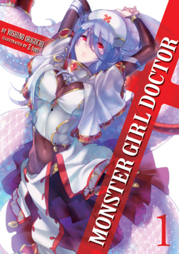 Okładki książek z cyklu Monster Girl Doctor (light novel)