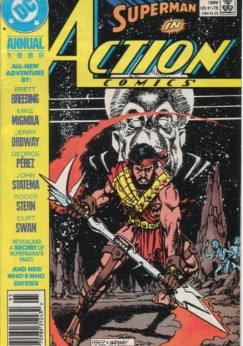 Okładki książek z cyklu Action Comics Annual Vol 1
