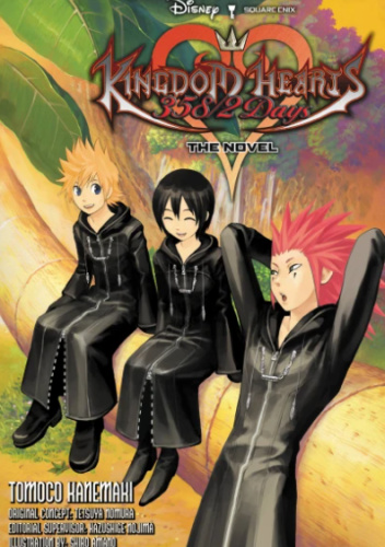 Okładki książek z serii Kingdom Hearts