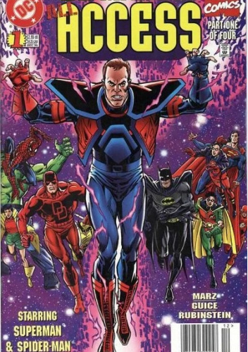 Okładki książek z cyklu DC/Marvel: All Access