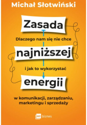 Okładka książki Zasada najniższej energii Michał Słotwiński