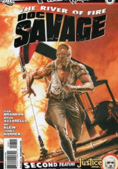 Okładka książki Doc Savage Vol 3 #8 Brian Azzarello, Ivan Brandon, James Harren, Nic Klein