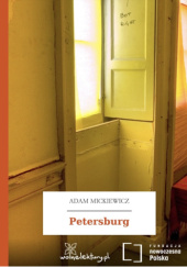 Okładka książki Petersburg Adam Mickiewicz