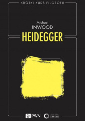 Okładka książki Heidegger Michael Inwood