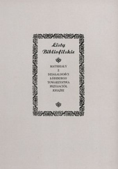 Okładka książki Listy Bibliofilskie, tom 5 Grzegorz Matuszak