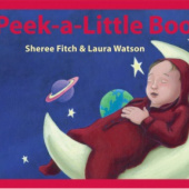 Okładka książki Peek-a-Little Boo Sheree Fitch, Laura Watson
