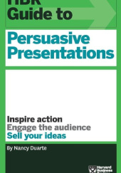 Okładka książki HBR Guide to Persuative Presentations Nancy Duarte