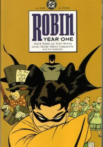 Okładki książek z cyklu Robin: Year One Vol 1