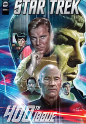 Okładka książki Star Trek #400 Declan Shalvey, Wil Wheaton