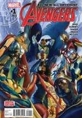 Okładka książki All New All Different Avengers #1 Adam Kubert, Mark Waid