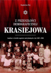 Okładka książki Z przeszłości demograficznej Krasiejowa Magdalena Moj
