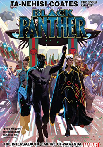Okładki książek z cyklu Black Panther: Intergalactic Empire of Wakanda