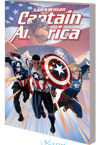 Okładki książek z cyklu Captain America Sam Wilson