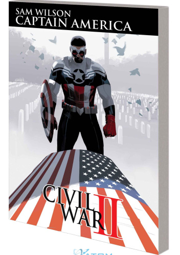 Okładki książek z cyklu Captain America Sam Wilson