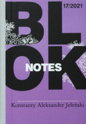 Okładka książki Blok-Notes 17/2021. Konstanty Aleksander Jeleński praca zbiorowa
