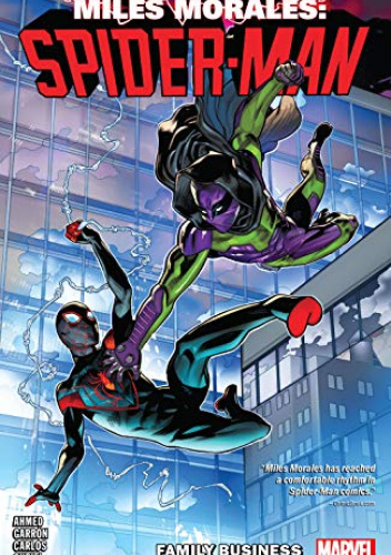 Okładki książek z cyklu Miles Morales: Spider-Man