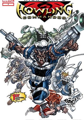 Okładki książek z cyklu Nick Fury's Howling Commandos