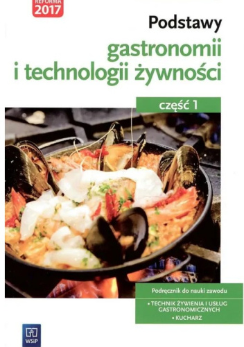 Okładki książek z cyklu Podstawy gastronomii i technologii żywności