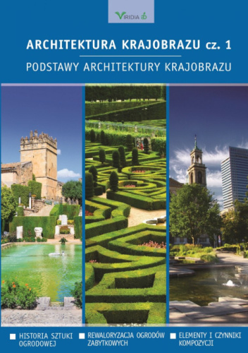Okładki książek z cyklu Architektura krajobrazu