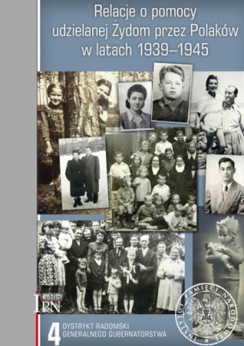 Okładki książek z cyklu Relacje o pomocy udzielanej Żydom przez Polaków w latach 1939-1945