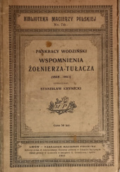 Okładka książki Wspomnienia żołnierza tułacza 1848-1863 Pankracy Wodziński