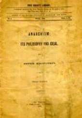 Okładka książki Anarchism: Its Philosophy and Ideal Piotr Kropotkin