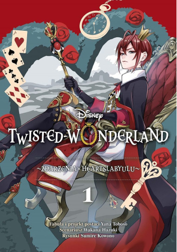 Okładki książek z cyklu Twisted-Wonderland