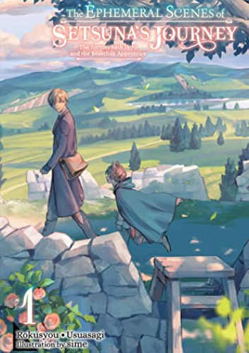 Okładki książek z cyklu The Ephemeral Scenes of Setsuna's Journey: The Former 68th Hero and the Dragon Maiden (light novel)